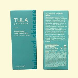 🌈 2 for $100🌈 Tula - Brightening Treatment Drops Triple Vitamin C Serum